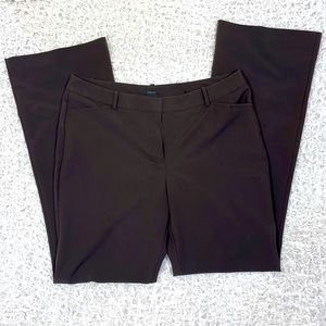 Women’s 16T Dress Pants: Worthington, Stretch,  Brown, Modern Fit, Straight Leg
